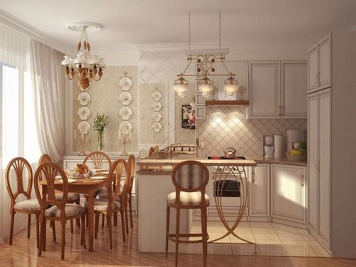 Интерьер кухни в стиле прованс: отделка, мебель, освещение