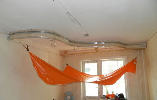 Как сделать двухуровневый потолок