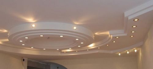 Круглый потолок из гипсокартона - особенности и порядок монтажа