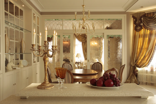 Перегородка между кухней и гостиной (80 фото): дизайн декоративного оформления из гипсокартона