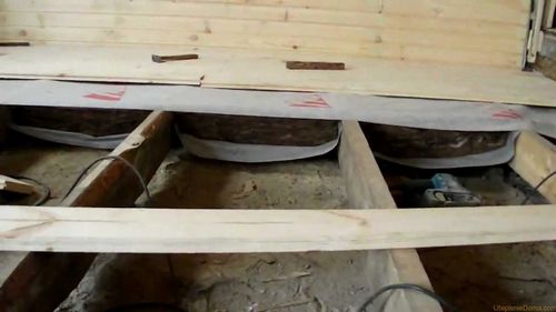 Утепление пола в деревянном доме: как правильно сделать опилками, схема работ, видео