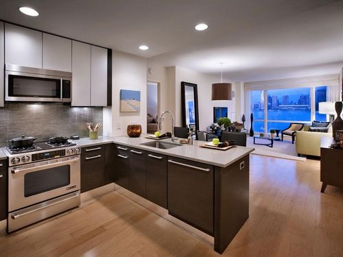 Зонирование кухни и гостиной: дизайн и фото, зоны отдыха, как разделить спальню и зал, как отделать пол в комнате